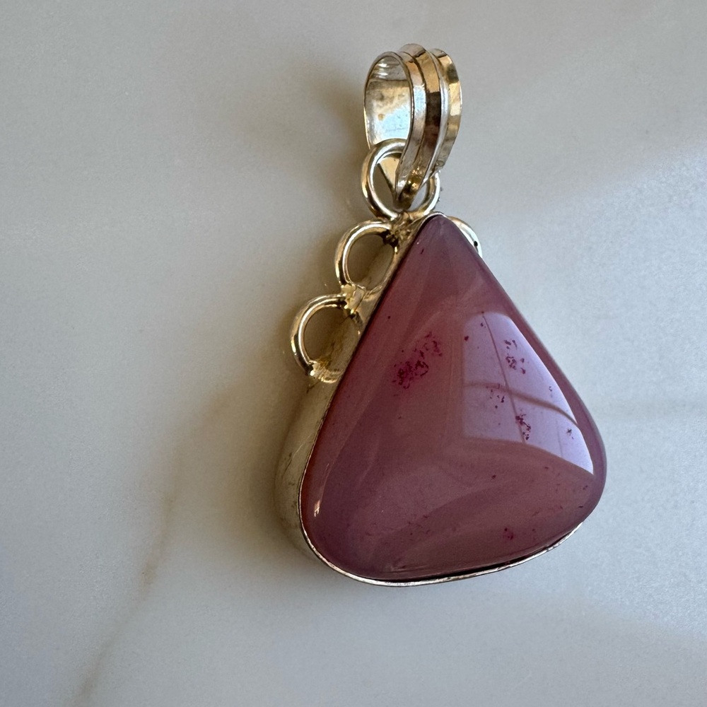 NWOT Sundance Sunset Stone Pendant, Botswana Agate, Sterling Silver - Picture 5 of 6